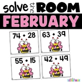 2 Digit Addition with Regrouping Task Cards