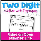 2-Digit Addition with Regrouping Using an Open Number Line