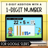 2-Digit Addition with a 1-Digit Number for Google Slides 