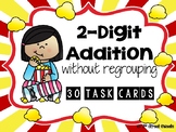 2-Digit Addition without regrouping 30 TASK CARDS (with an