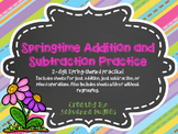 2-Digit Addition and Subtraction Spring Bundle