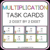 2 Digit By 2 Digit Multiplication Task Cards