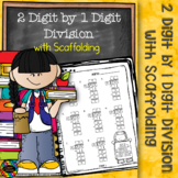2-Digit Divided by 1-Digit Division No Remainders with Sca