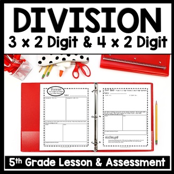 Preview of 3 Digit by 2 Digit Long Division Word Problems with 2 Digit Divisors 5th Grade
