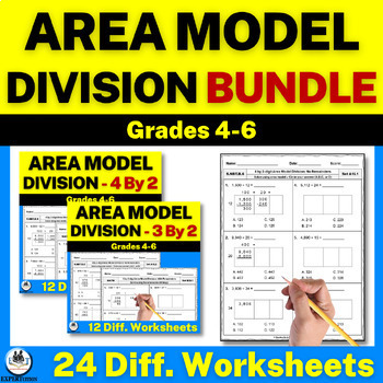 solve division problems without remainders using the area model