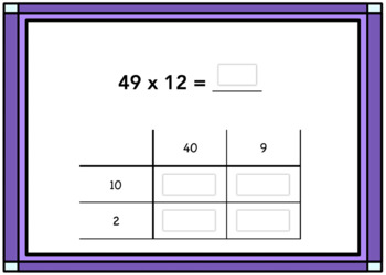 digit multiplication method boom deck digital card box distance learning differentiation created