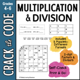 2-Digit Multiplication & Division Practice Activities - Cr