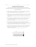 2-Digit Multiplication Quick-Check