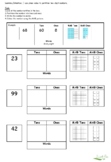 2 Digit Number Partitioning