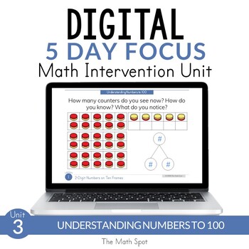 Preview of 2 Digit Number Place Value Review | 2nd Grade Digital Math Unit