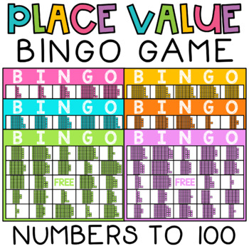 2 Digit Place Value Bingo Tens and Ones 1st Grade Math Game | TPT