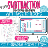 2 Digit Subtraction No Regrouping Base 10 Google Slides Di