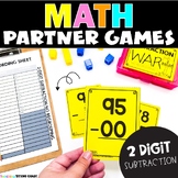 2 Digit Subtraction Without Regrouping Math Partner War Ga