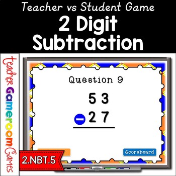 Preview of 2 Digit Subtraction Powerpoint Game