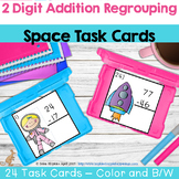 2 Digit Subtraction With Regrouping Task Cards Space Theme