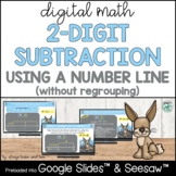 2 Digit Subtraction Without Regrouping Number Line for Goo