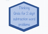 2 Digit Subtraction Word Problem Thinking Grid