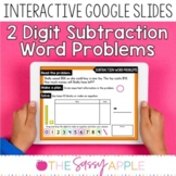 2 Digit Subtraction Word Problems Interactive Task Cards G