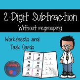 Two Digit Subtraction without Regrouping Worksheets