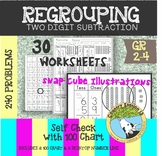 2 Digit Subtraction with Regrouping [30 worksheets]|