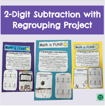 Preview of 2-Digit Subtraction with Regrouping Project