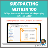 2-Digit Subtraction with Regrouping | Subtraction Word Pro