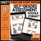 2 Digit and 3 digit Addition Google Forms™ Assessment Goog