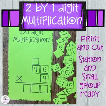 Preview of 2 Digit by 1 Digit Multiplication | 2 x 1 Digit Multiplication