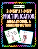 2-Digit by 1-Digit Multiplication: Area Models/Partial Products and Standard Way