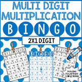 2 Digit by 1 Digit Multiplication BINGO