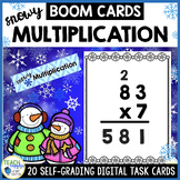 2 Digit by 1 Digit Multiplication BOOM Cards Digital Task 