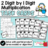 2 Digit by 1 Digit Multiplication  - Partial Product - Tas