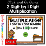 2 Digit by 1 Digit Multiplication Fall Powerpoint Game