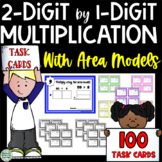 2-Digit by 1-Digit Multiplication using Area Models: Task Cards