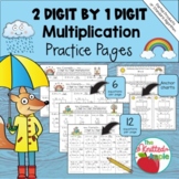 2 Digit by 1 Digit Multiplication using Partial Products {