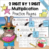 2 Digit by 1 Digit Multiplication using Partial Products {