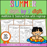 2 Digit by 2 Digit Addition and Subtraction with Regroupin