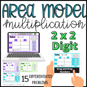 Preview of 2 Digit by 2 Digit Area Model Multiplication 