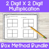2 Digit by 2 Digit Multiplication | Box Method 4th Grade Math