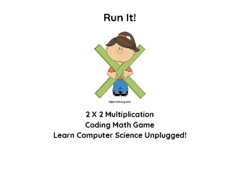 Preview of 2 Digit by 2 Digit Multiplication Coding Game Aligned Computer Science Math