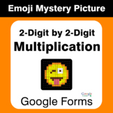 2-Digit by 2-Digit Multiplication - EMOJI Mystery Picture 
