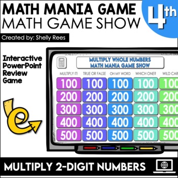 Preview of 2 Digit by 2 Digit Multiplication Game | Interactive PowerPoint Game
