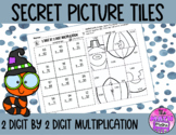 2 Digit by 2 Digit Multiplication Halloween Themed Secret 