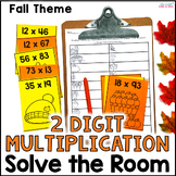 2 Digit by 2 Digit Multiplication Solve the Room - Fall Math