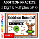 2 Digit and Multiples of 10 Addition Digital Mini Game