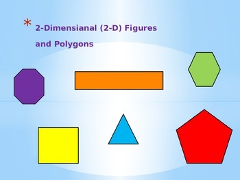 Preview of 2-Dimensional Polygons & Open/Figures Figures