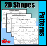 2 Dimensional Shape Patterns (Cut & Paste)