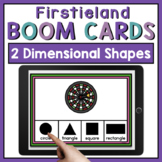 2 Dimensional Shapes Boom Cards Digital Task Cards For Kin