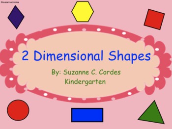 Preview of 2-Dimensional Shapes - SMARTBoard lesson