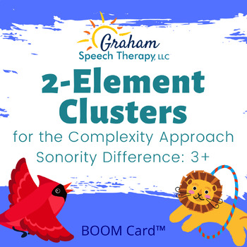 Preview of 2-Element Clusters Boom Cards™ for the Complexity Approach